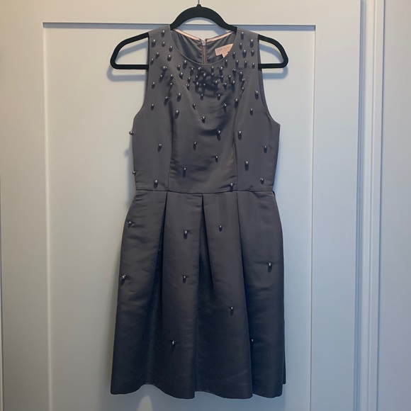 Ted Baker Tie the Knot Pearl Embellished Skater Dress - Picture 8 of 14